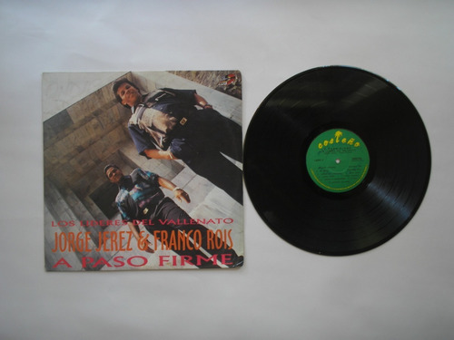 Lp Vinilo Jorge Jerez & Franco Rois A Paso Firme Colomb 1995