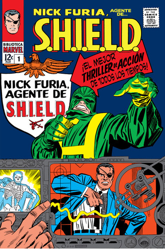 Bibm35 Nick Furia Agente Shield1 1965 66, De Howard Purcell. Editorial Panini Comics, Tapa Blanda En Español