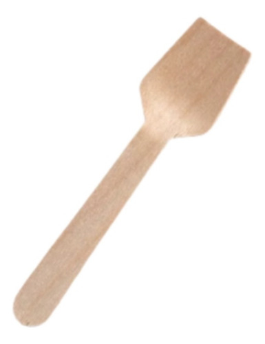 Cucharas Desechables Madera Bambú Helados Gourmet Chef 24und
