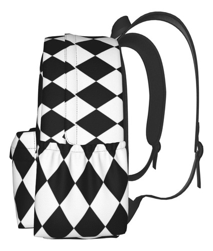 Mochila Escolar Multiusos Con Flores De Diamantes En Blanco