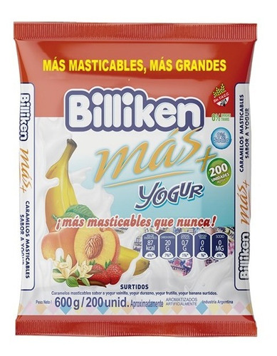 Caramelos Masticables Billiken X600 Grms *golosinas Del Sur*