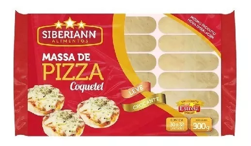 Primeira imagem para pesquisa de massa de pizza pre assada