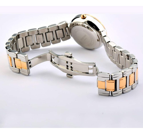 Reloj Automatico De Acero Inoxidable Para Mujer Oro Rosa