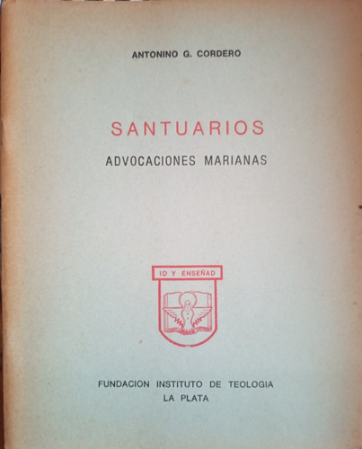 Antonino Cordero Santuarios Advocaciones Marianas A2888