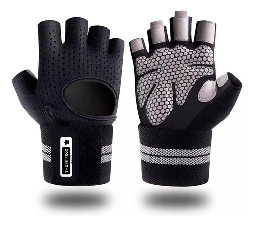 Guantes Con Muñequera Entrenamiento Gimnasio Pesas Gym