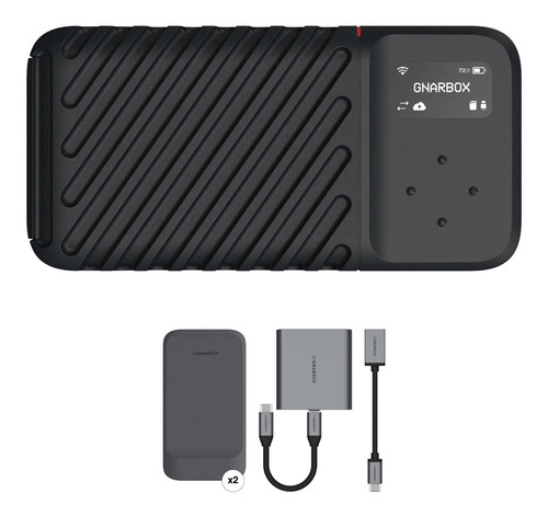 Gnarbox 2.0 Ssd 512gb Rugged Backup Device With Two Batterie