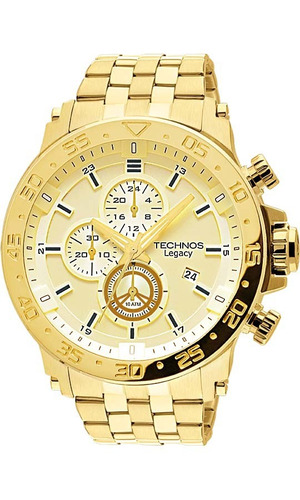 Relógio Technos Dourado Masculino Classic Legacy Js15ao/4x