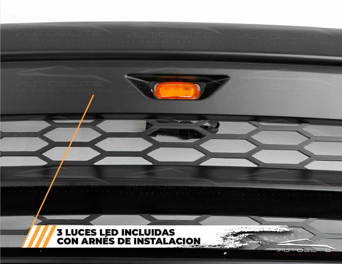 Imagen 4 de 8 de Parrilla Dodge Ram 1500 Cuartos Led Ambar 2009 - 2019
