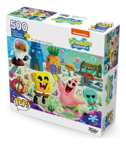Pop! Puzzle Spongebob - Bob Esponja - 500 Pzs Rompecabezas