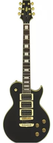 Guitarra Eléctrica Aria Pro Ii Pe-350pf Agbk Color Negro Envejecido Material Del Diapasón Palisandro Orientación De La Mano Diestro