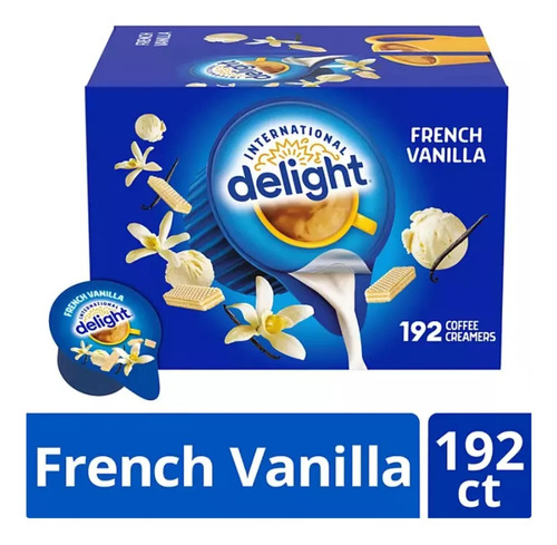 Delight Crema French Vanilla Caja Con 192pz Importado