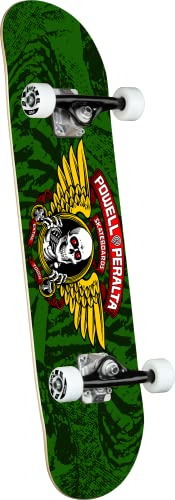 Powell Peralta Winged Ripper Skateboard Complete - Green 8.0