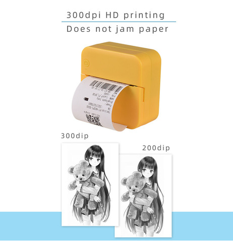 Mini Impresora Portátil Sticker Maker Para Smartphone
