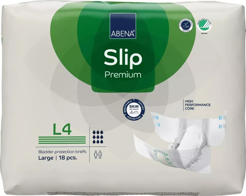 Fralda Abena Slip Premium L4 Kit Com (04 Pacotes)