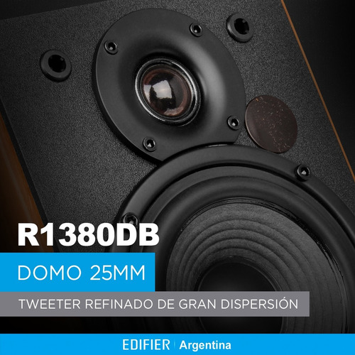 Imagen 4 de 9 de Edifier R1380db Parlante Bluetooth 5.1 Apt X Smart Tv Optica