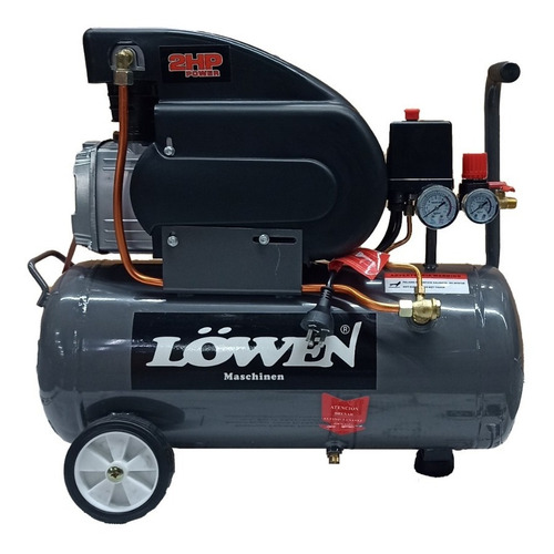 Compresor Lowen 50lts 2,5hp C/2 Salidas Ferretería Solfer!!