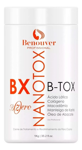 Botox Bx Nanotox Selagem Bzero Sem Formol Benouver 1kg