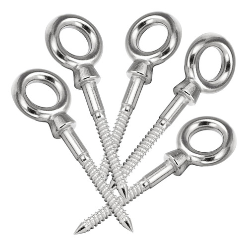 Ganchos De Ojo Inoxidable 316 Para Soporte De Hamaca