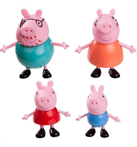 Peppa Pig Family - Pack De 4 Figuras