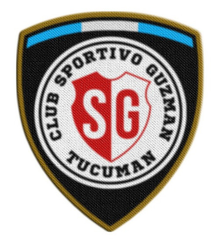 Parche Escudo Black Sportivo Guzmán (tucumán)