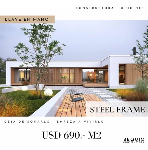 Construcción Steel Frame Llave En Mano Usd 690