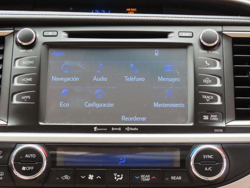 Imagen 8 de 12 de Toyota Highlander Xle At 2016 Gris