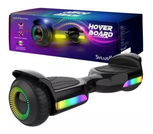 Patineta Hoverboard Sylus Con Luces Led + Kit Seguridad