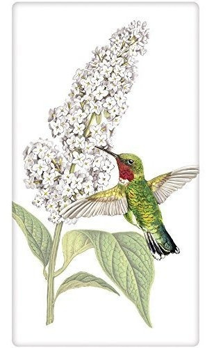 Mary Lakethompson Hummingbird En Flor Cotton Cotton Sack Dis