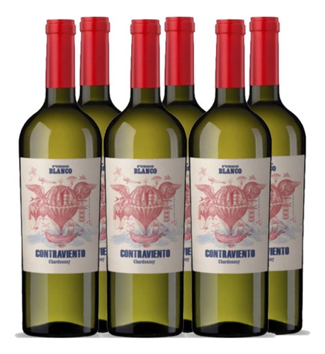 Vinho Contraviento Chardonnay / Cx 6 Un.