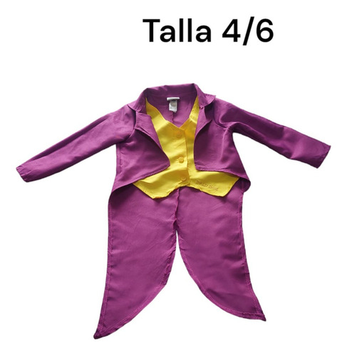 Disfraz Guason Talla 4-6 Chaqueta Niño Usado Buen Estado 