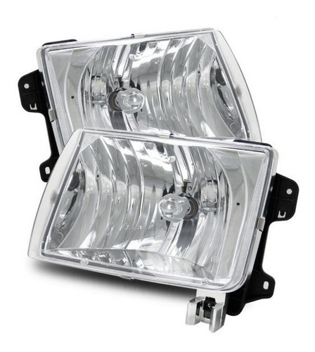 Nissan Frontier 1998 - 2000 Juego De Faros Con Lente Claro
