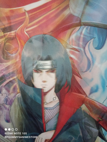Naruto Shippuden Uchiha Poster Lenticular 3d (Usado)