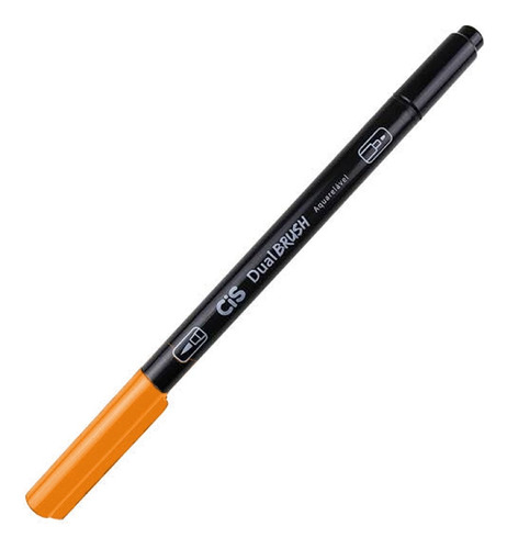 Caneta Pincel Dual Brush Pen Aquarelável Cis - Cores Cor 49 LARANJA NEON