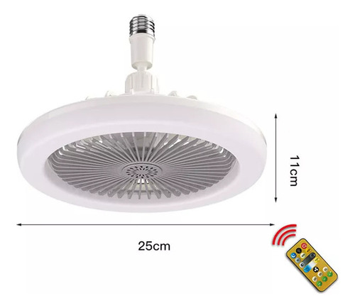 Lámpara De Ventilador De Techo Moderna Con Iluminación E26