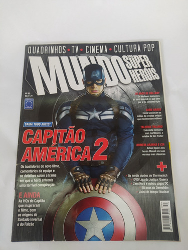 Revista Mundo Dos Super Herois Capitão America 2