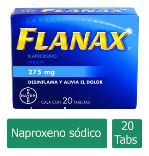 Flanax 275 Mg Caja Con 20 Tabletas