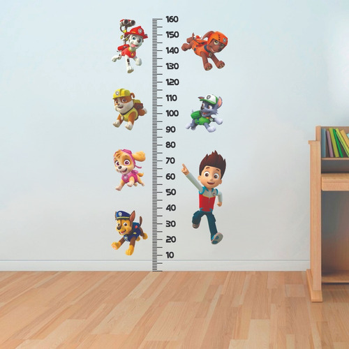 Vinilos Decorativos Medidor Paw Patrol