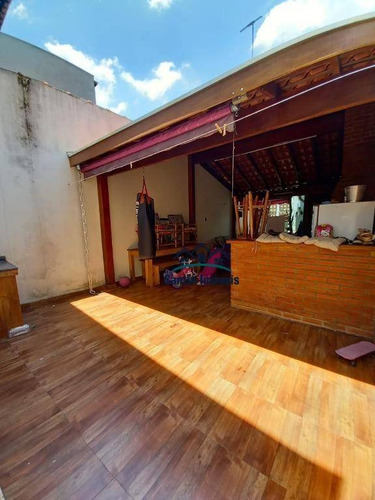 Imagem 29 de 30 de Sobrado Com 3 Quartos, (01 Suíte) Espaço Gourmet, Mobiliado, 02 Vagas Cobertas À Venda, 150 M² - Jardim Teles De Menezes - Santo André - So0404