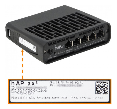 Router Inalámbrico Mikrotik 5-1000 Poe-i/o Clickbox