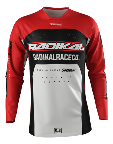 Jersey Motocross Concept 2.0 Rojo Radikal