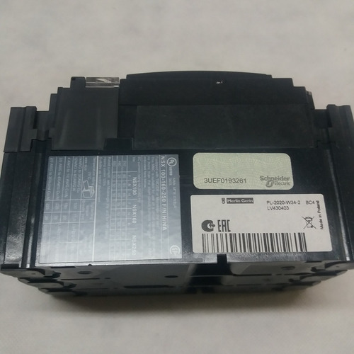 Disjuntor 3 X 160a 380v 36ka Lv430630 - Nsx 160f Tm 160d