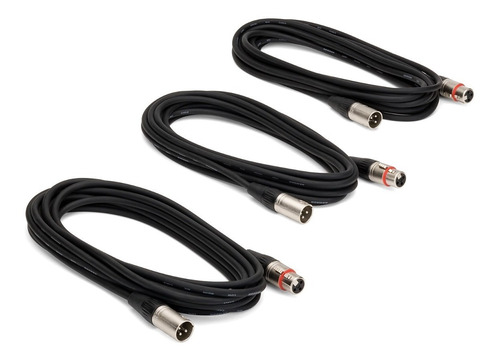 Samson Mc18 Cable Xlr A Xlr De 5,5 Metros Pack De 3 Unidades