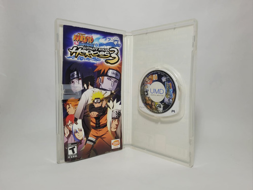 Naruto Shippuden Ultimate Ninja Heroes 3 - Psp - Americano (Usado)