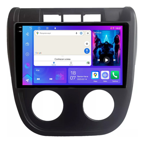 Multimidia Vw Spacefox 03/09 9p Android Carplay 4/64gb + Ré