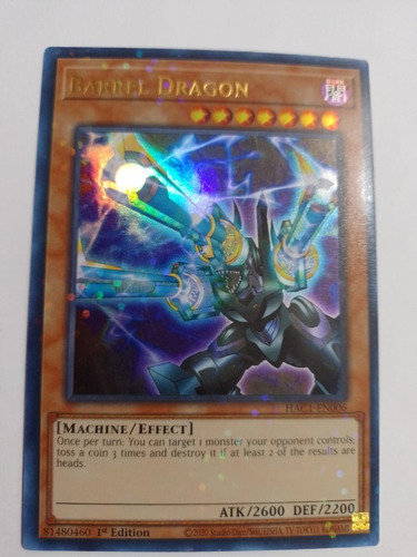 Barrel Dragon Ultra Parallel Rare Yugioh