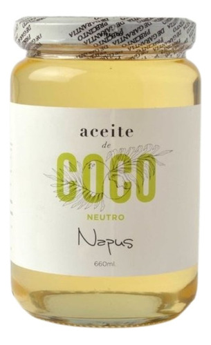 Aceites De Coco Neutro Napus X 660 Neutro O Refinado