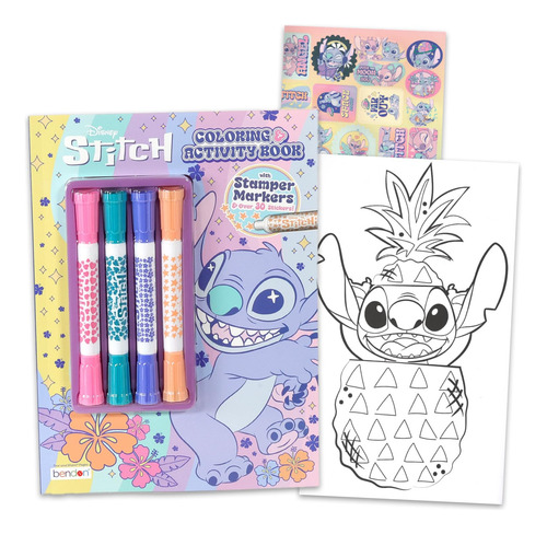 Set De Libros Para Colorear Crenstone Disney Lilo And Stitch