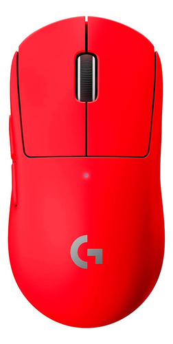 Mouse Logitech Pro X Superlight Inalámbrico Hero 25k Rojo