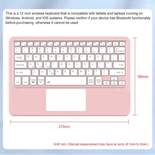 Para Ios, Android, Windows, Tablet, Teclado Táctil