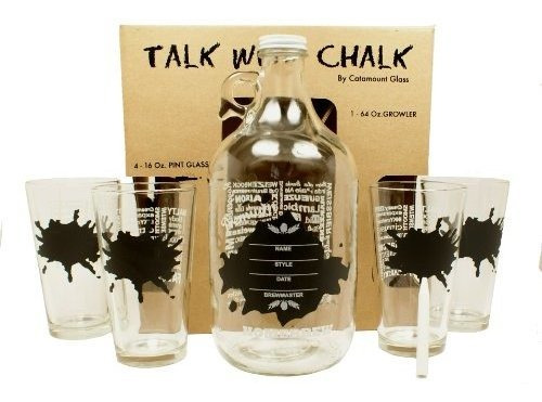 Juego De Gruñidores  Talk With Chalk  De 5 Piezas De Cristal